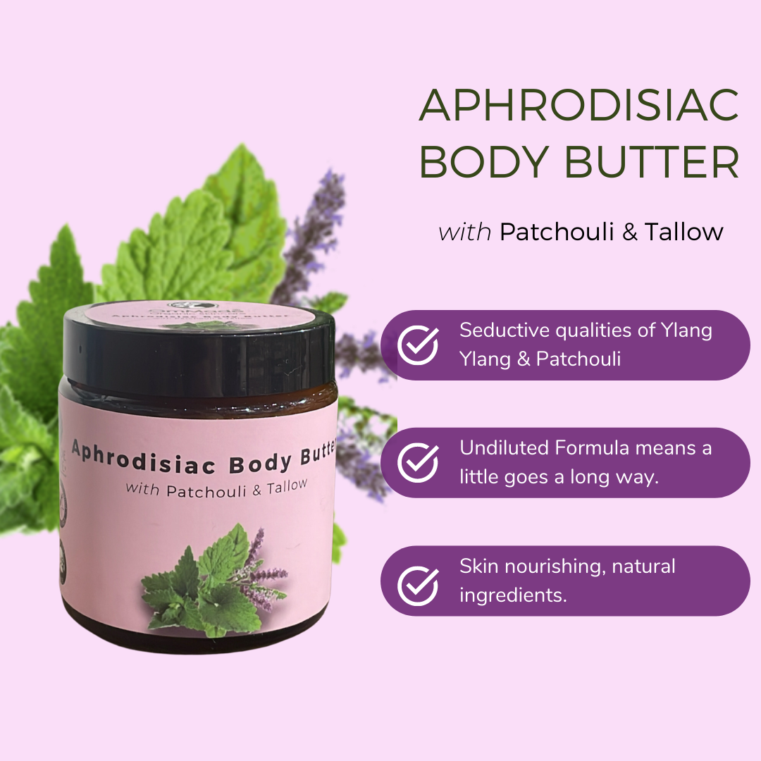 Aphrodisiac Body Butter with Patchouli Tallow