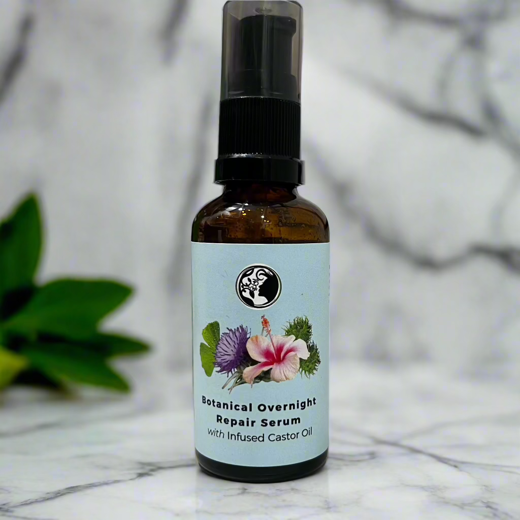 Botanical Overnight Repair Serum with Castor Oil