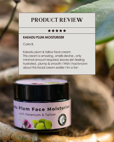 Kakadu Plum Face Moisturiser with Geranium & Tallow