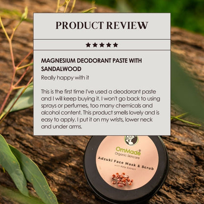 Magnesium Deodorant Paste with Sandalwood