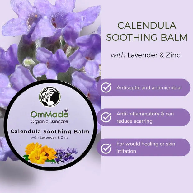 Calendula Soothing Balm - OmMade Organic Skincare