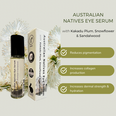 Australian Natives Eye Serum with Kakadu Plum, Snowflower & Sandalwood 10ml