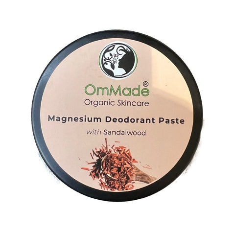 Magnesium & Sandalwood Deodorant Paste - OmMade Organic Skincare