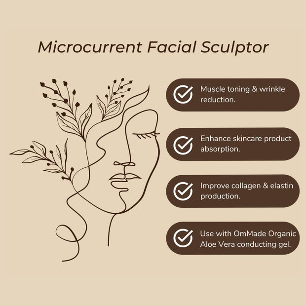 Microcurrent Facial Sculptor PRE ORDER - OmMade Organic Skincare